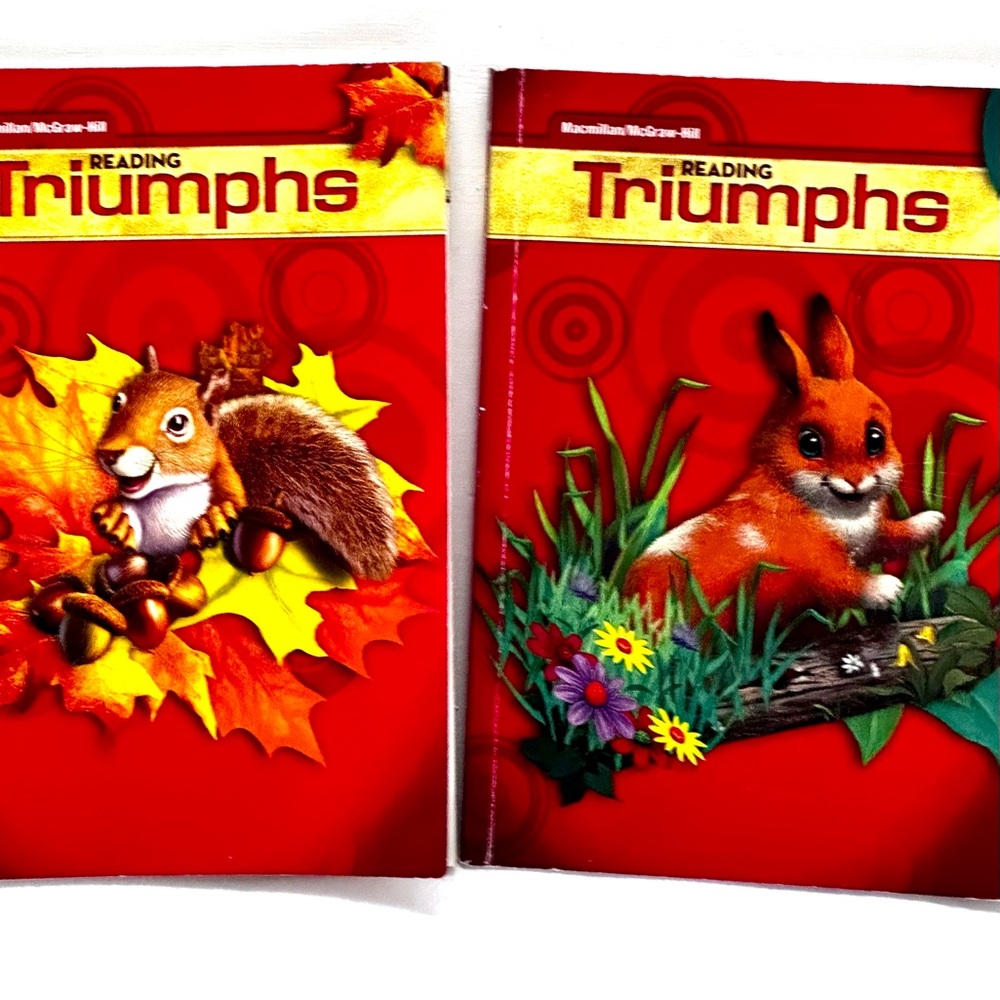 THE BEST!!
DECODABLE READING TRIUMPHS BOOK 1 & 2 GRADE K-2 PHONICS COMPREHENSION